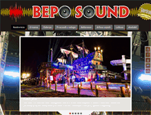 Tablet Screenshot of beposound.hr